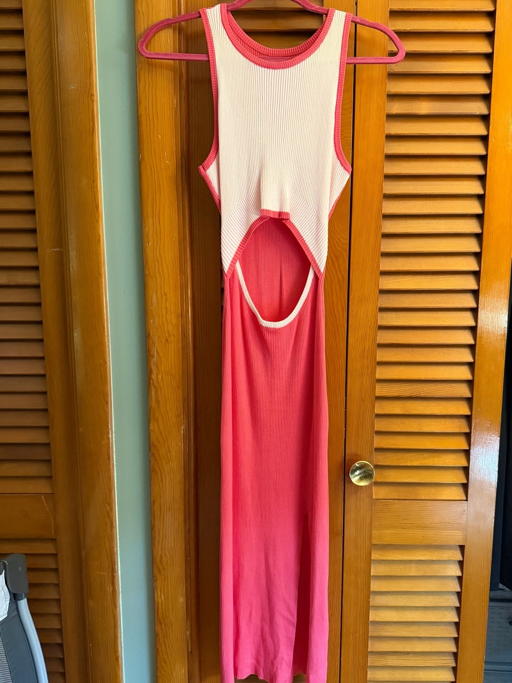 Knit Cutout Midi Dress
